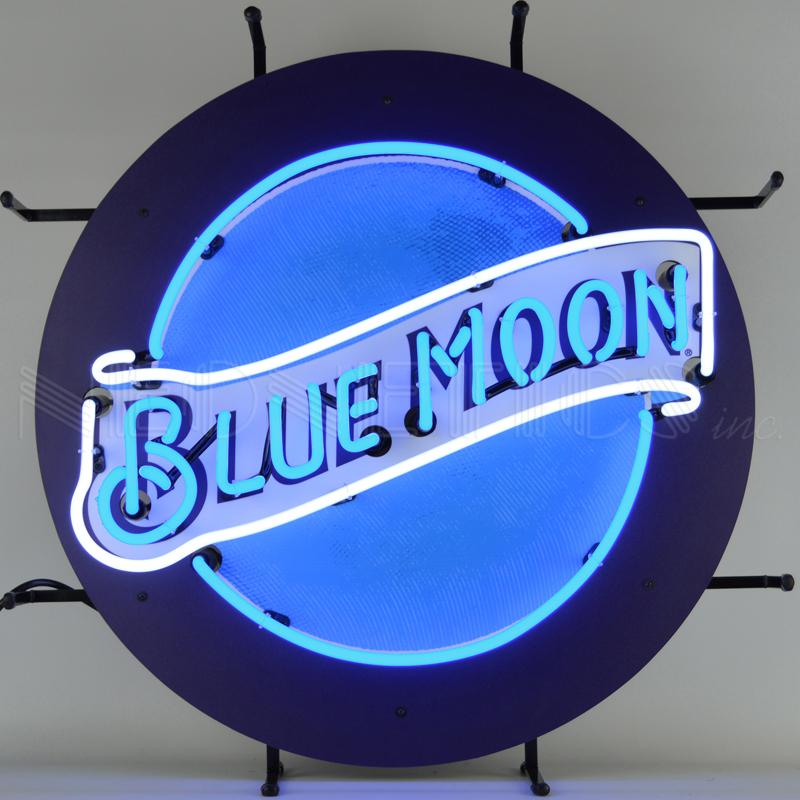 Blue Moon Neon Sign